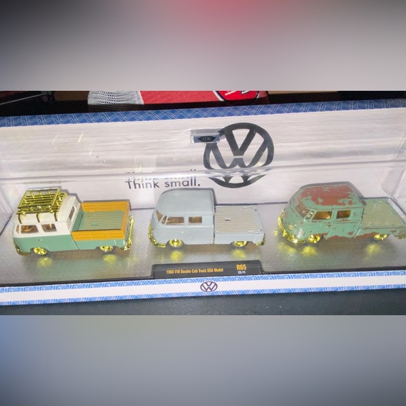M2 CHASE VW Volkswagen double cab truck USA model 3 pack only 750 made - Picture 4 of 6